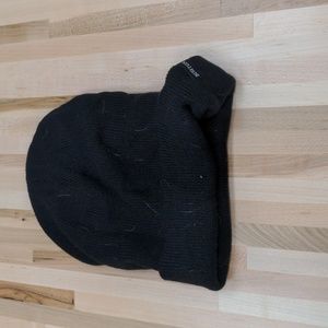 Basic Black Men's Beanie Hat